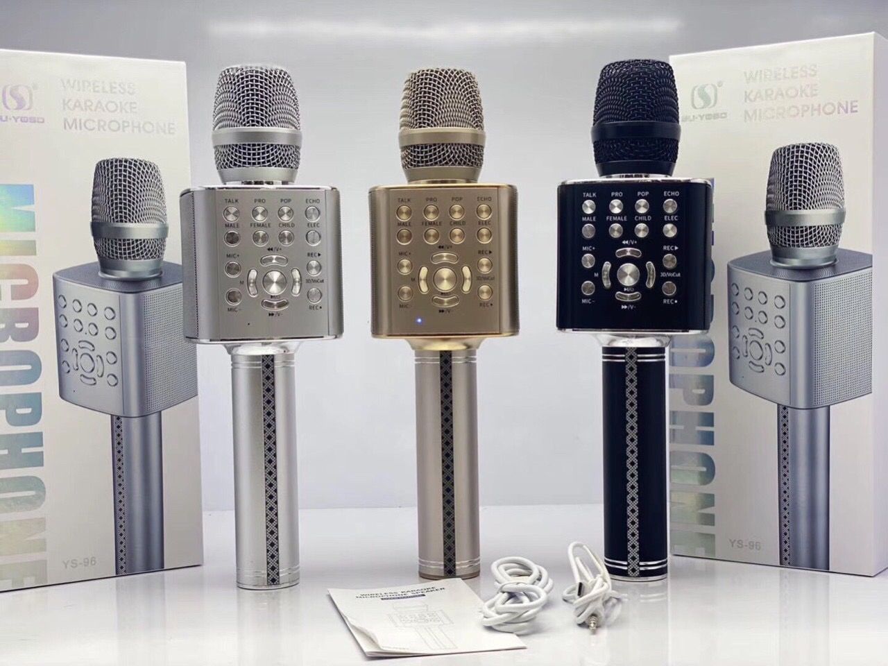 [HCM][Xả Kho] Mic Hát Không Dây Giá Rẻ Mic Hát Karaoke Mic Cầm Tay Loa Bluetooth Mic Hát Không Dây Mic Ys Live Stream Hiệu Ứng Âm Thanh Loa Bass Chống Hú Rè Hát Cực Đã Công Nghệ Lọc Âm Lọc Tiếng Ồn Hỗ Trợ Kết Nối Usd Bh 12 Th