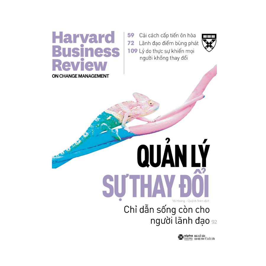 Sách - hbr on - quản lý sự thay đổi