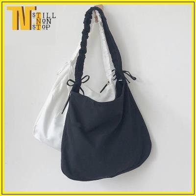 [HCM][Tặng Quà Xinh]Túi đeo chéo vải canvas dây rút dễ thương có khóa miệng tiên dụng-TN-Shop