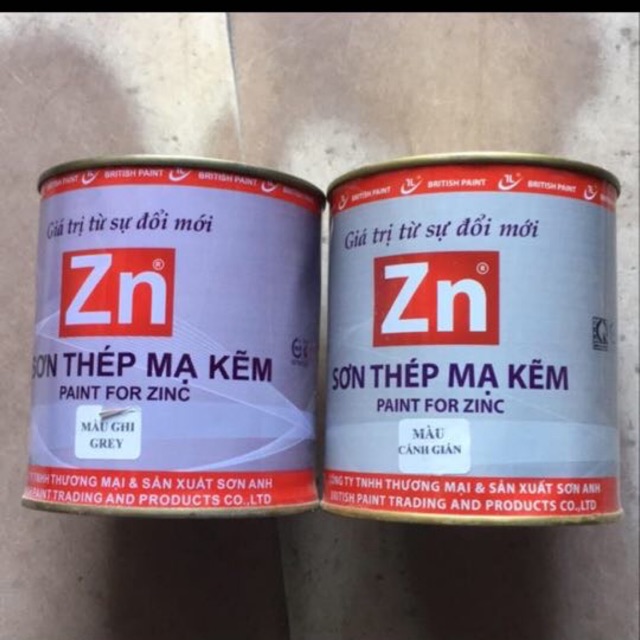 Sơn sắt mạ kẽm ZN 800ml chất lượng từ sự đổi mới