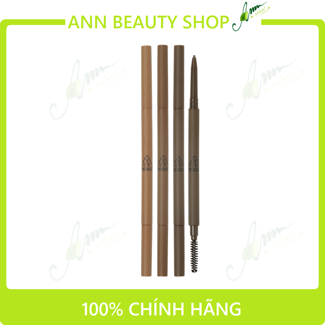 Chì kẻ mày siêu mảnh 3ce super slim eye brow pencil