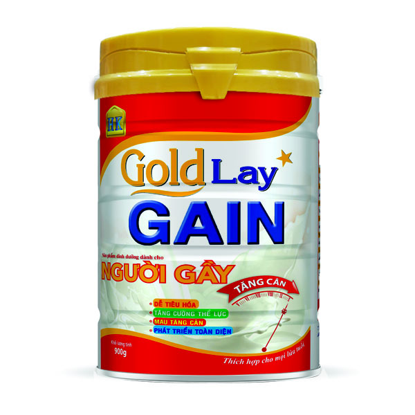 Sữa bột GOLDLAY GAIN DÀNH CHO NGƯỜI GẦY 900gr