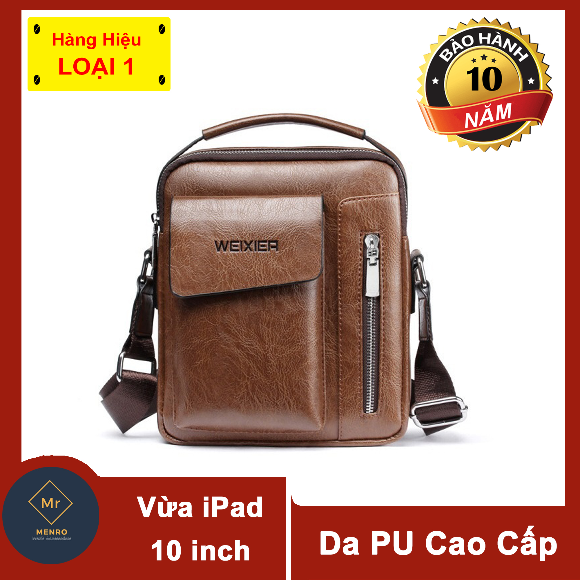 [HCM]Túi đeo chéo nam hàng hiệu TDN24 DA CAO CẤP ĐỰNG IPAD 10 INCH LOẠI 1