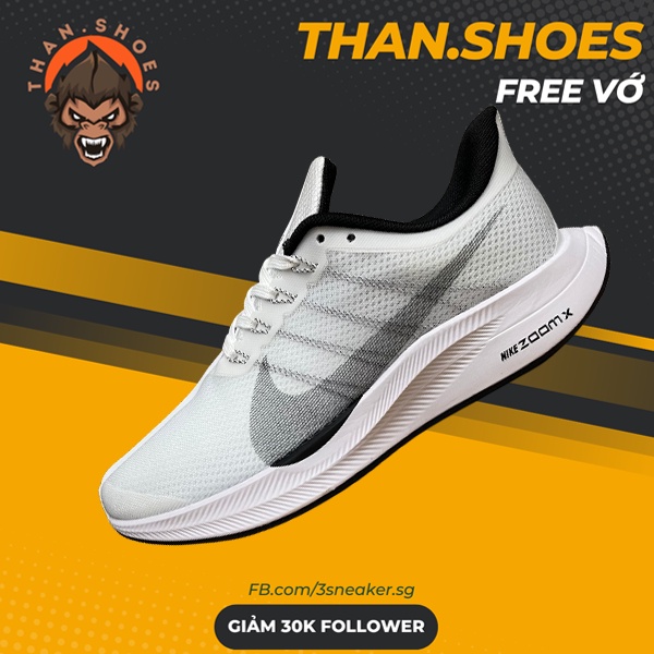 Gi y nike zoom x pegasus 35 turbo 2.0 white black zoom x 35 tr ng