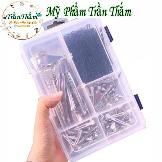 Hộp Nhựa Chia Ghim Chia Phụ Kiện Tóc Ngăn Tháo Rời Được ⭐ CÓ VIDEO HÀNG THẬT DO SHOP TỰ QUAY ⭐