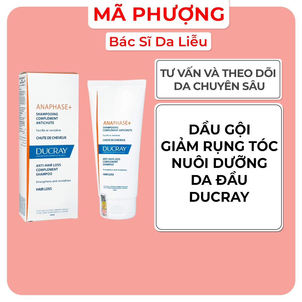 Dầu gội giảm rụng tóc ducray anaphase+ shampoo
