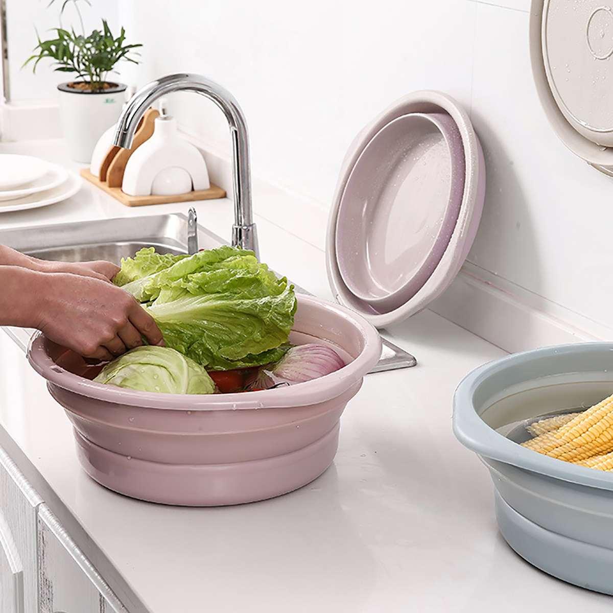 Thau nhựa gấp gọn tiện lợi