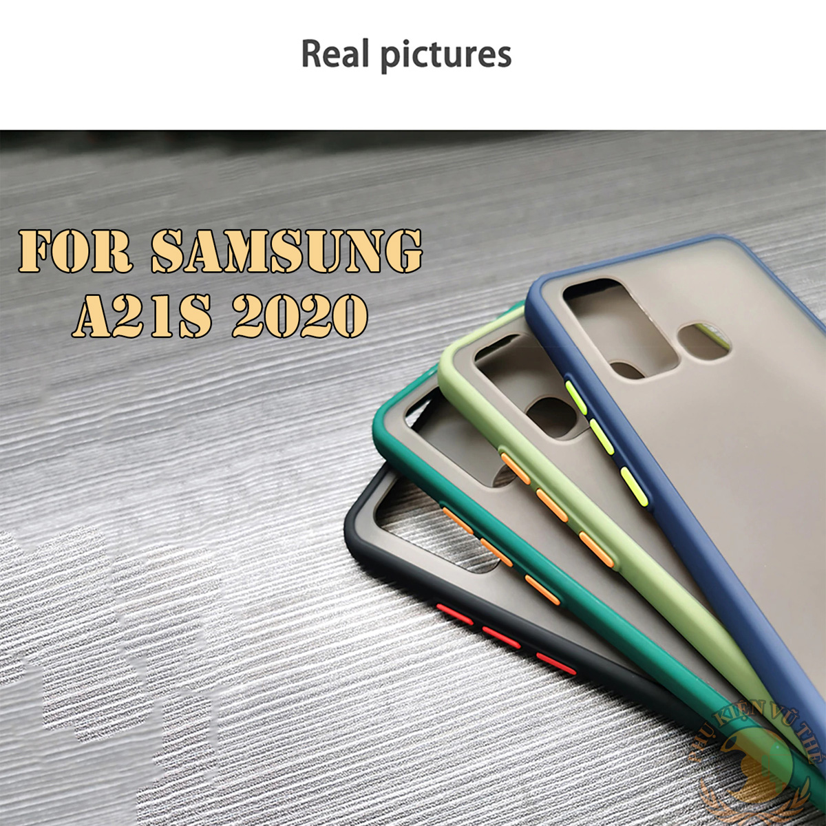 ỐP LƯNG SAMSUNG A21S 2019 2020 NHÁM MỜ CẠNH 5 MÀU CHỐNG BẨN, CHỐNG VÂN TAY