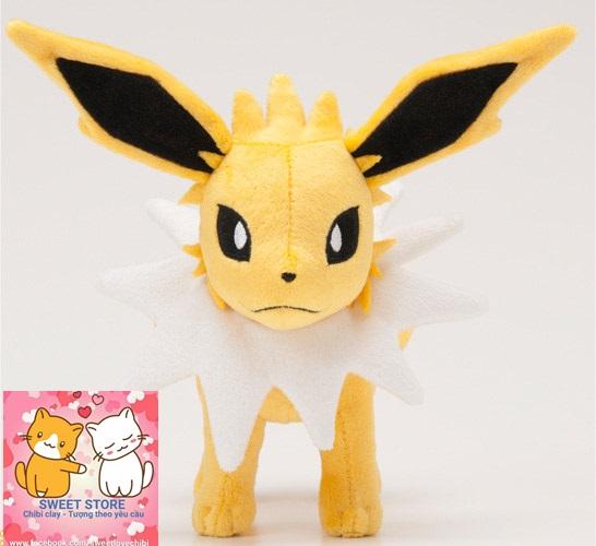 Gấu bông Pokemon - Eevee tiến hóa Jolteon vàng