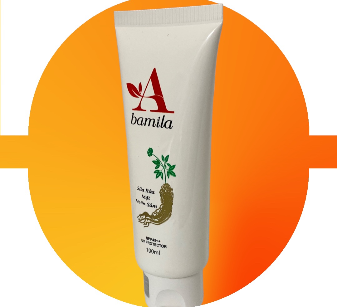 Sữa rửa mặt trà xanh nhân sâm 100ml bamila