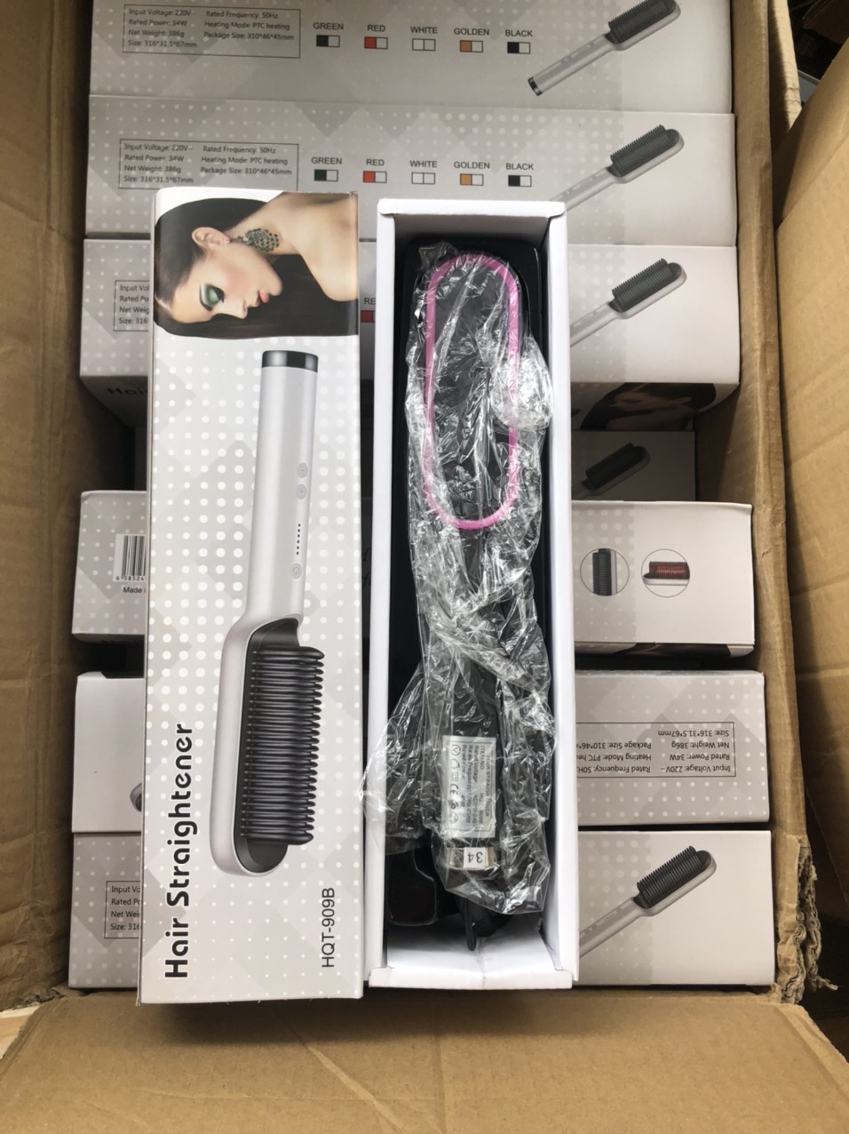 Máy làm tóc, máy uốn tóc, máy tạo mẫu tóc straight comb ph680