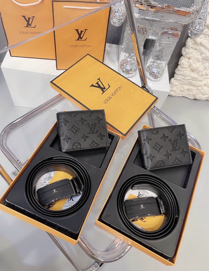 Thắt lưng-Ví da nam Combo ví thắt lưng hàng chuẩn F1 full box sang trong rất thích hợp mua làm quà tặng