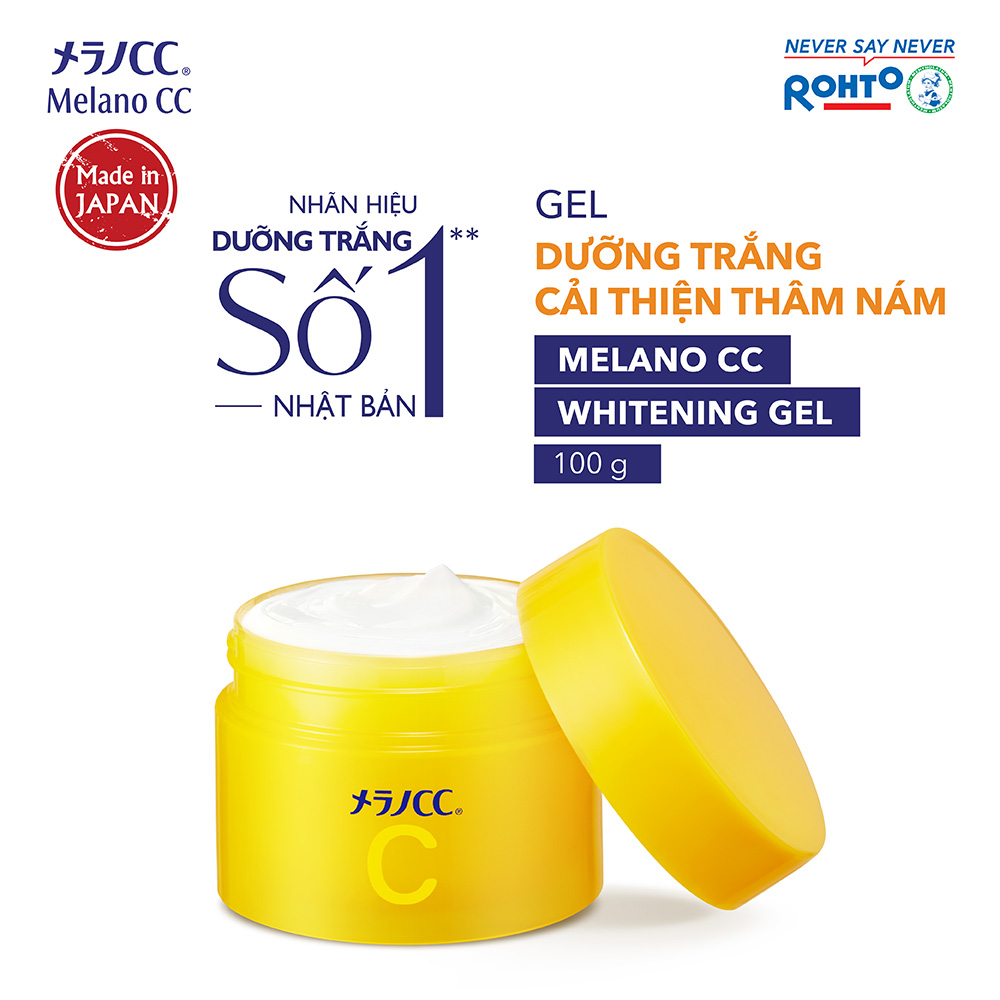  Kem dưỡng trắng dạng gel giúp cải thiện thâm sạm Melano CC Bightening Gel 100g 