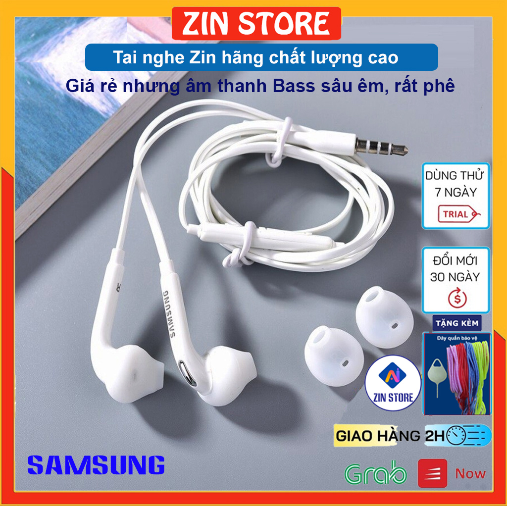 Tai nghe Samsung S7 Edge Chuẩn Zin - Tặng Que chọt sim, Dây quấn bảo vệ