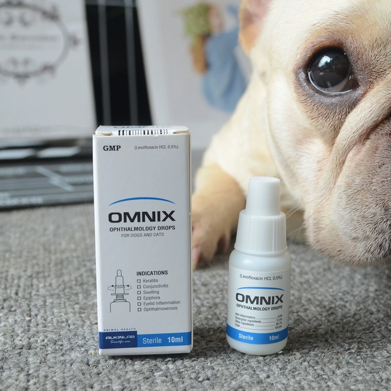 Nhỏ mắt chó mèo omnix - alkin bản quốc tế