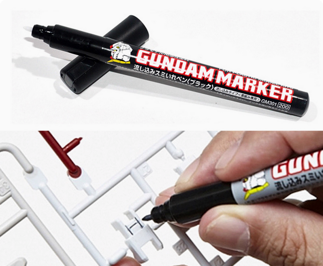  Bút kẻ lằn chìm Gundam Marker GM301 - GM302 - GM303 kẻ chảy 