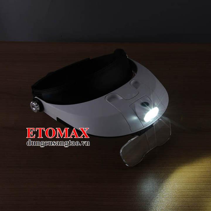 Kính lúp đeo đầu có đèn led chiếu sáng V4