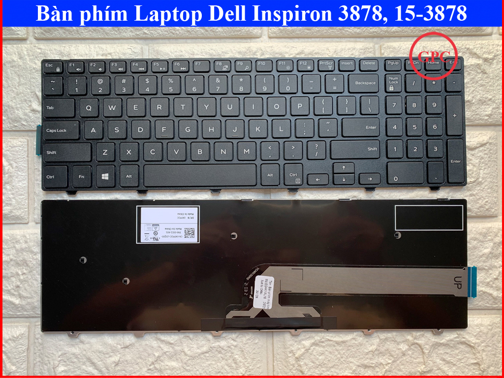 Bàn phím laptop dell inspiron 3878, 15-3878 15-3000 3558 3559 3567 3568