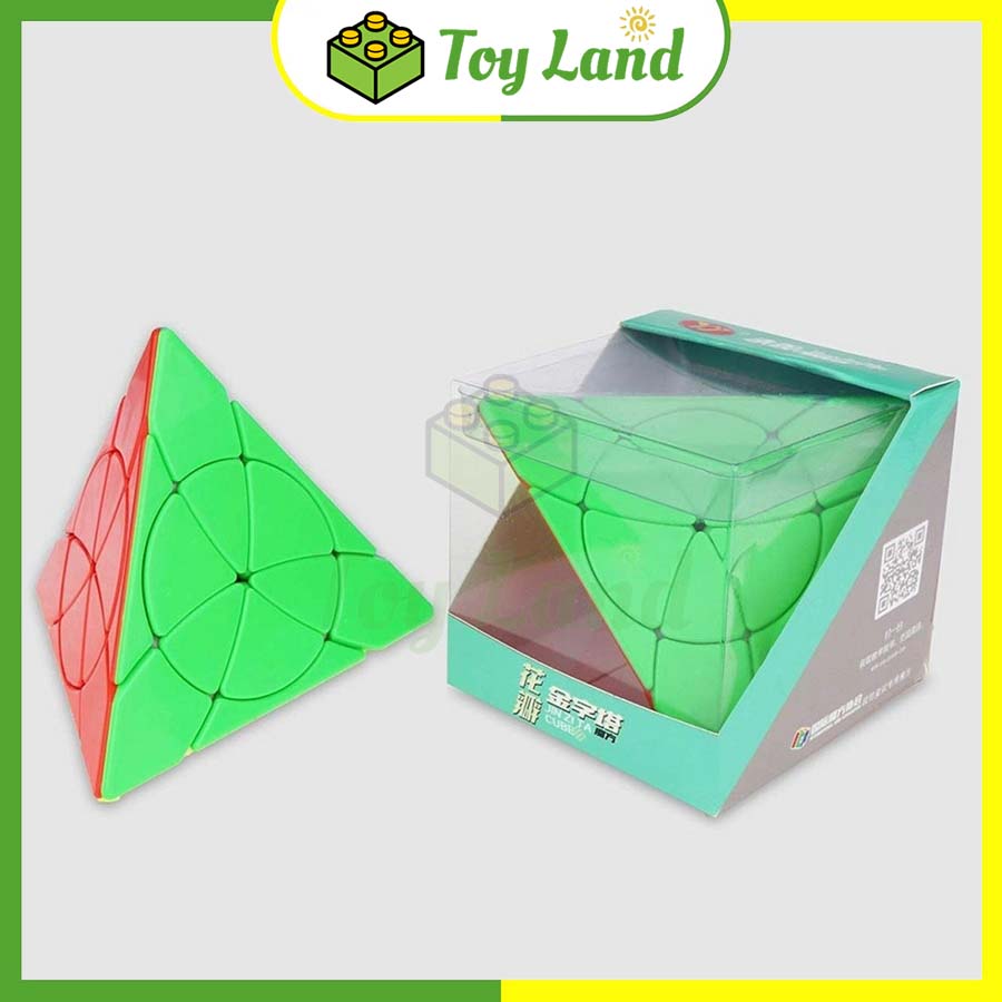 Rubik Petal Pyraminx YJ YuLong Stickerless Rubic Biến Thể Không Viền Đồ Chơi Lắp Ráp Xếp Hình
