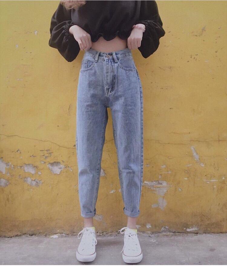[ HÌNH THẬT!!!! HOT HOT!!! ] Quần baggy nữ jean cao cấp HADI đủ size S, M, L siêu đẹp, siêu hot-NL.CTB008