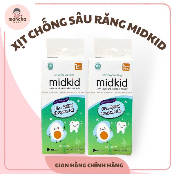 XỊT CHỐNG SÂU RĂNG MIDKID