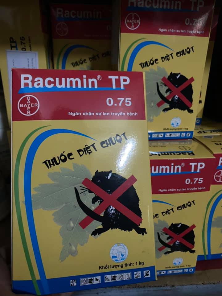 Hàng Chính Hãng Diệt chuột thông minh Racumin 0.75 TP gói 20 gam