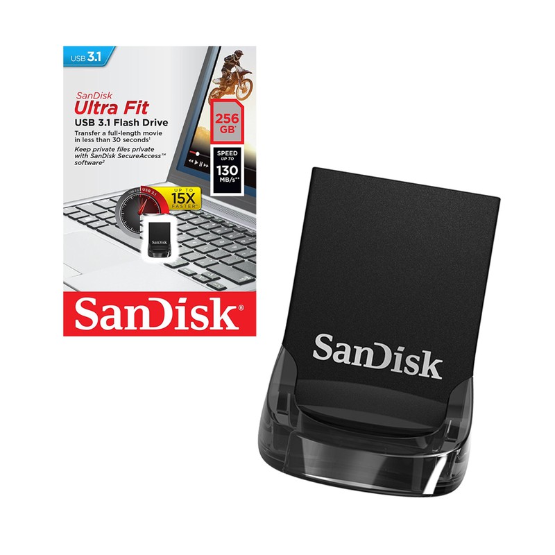 Ổ đĩa flash usb 3.1 sandisk cz430 ultra fit bảo hành 3 năm flash usb cz430/ pendrive - chứng nhận chính hãng
