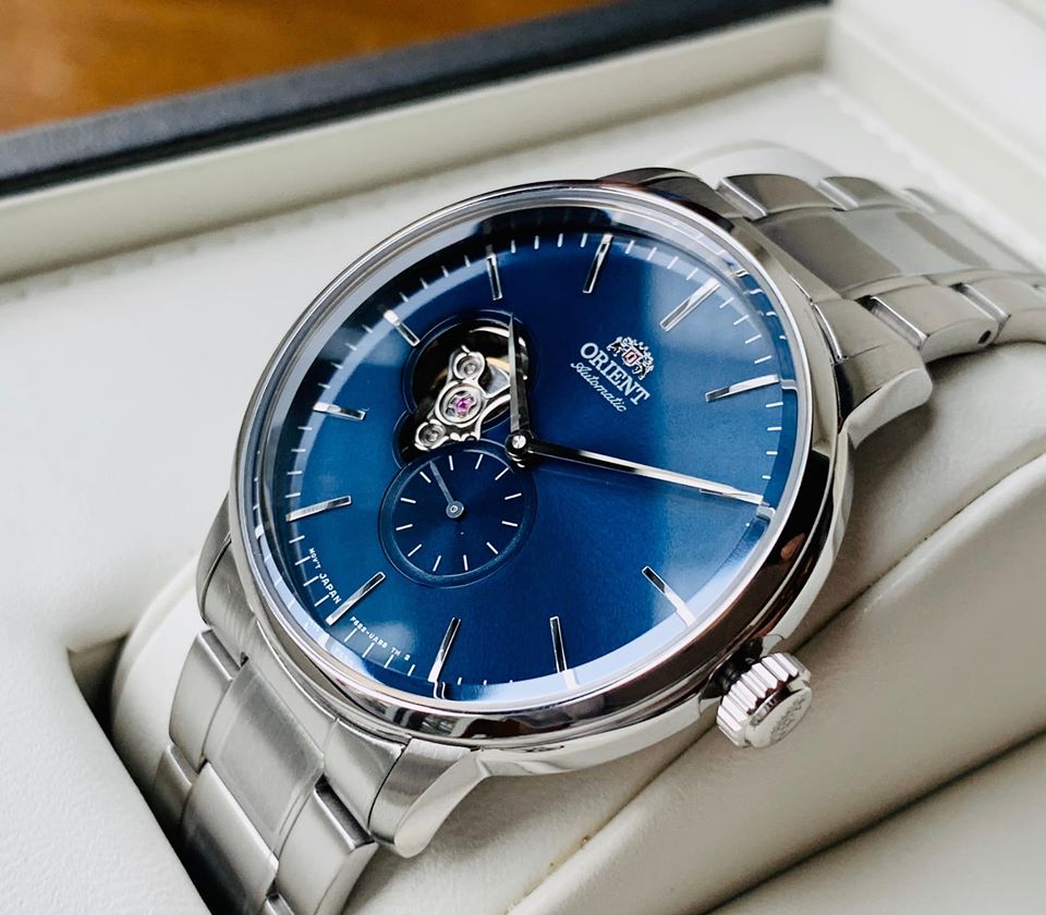 Đồng hồ nam orient automatic open heart ra-ar0101l10b - thiết kế mới với ô lộ cơ độc đáo