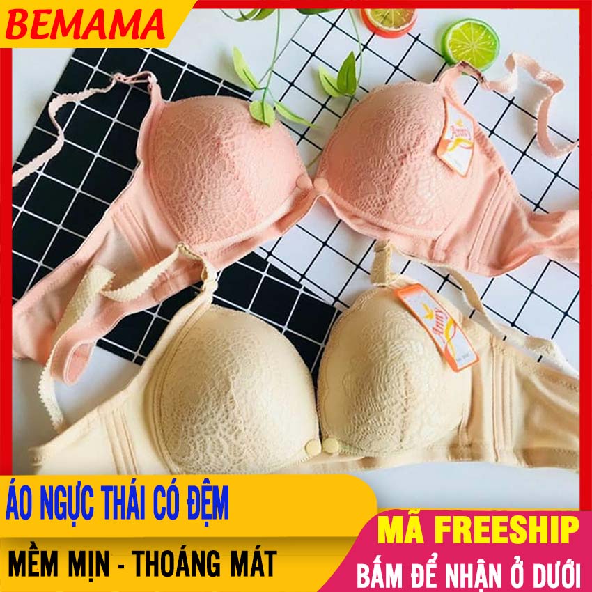 Áo Lót Bầu [HÀNG THÁI LAN CÓ ĐỆM] Áo Ngực Cho Mẹ Sau Sinh, Áo Lót cho Con Bú, Có Đệm, Kín Đáo Cho Bé Bú - Áo Ngực Bầu, Áo Lót Cho Bé Bú, Áo Lót Cho Bà Bầu, Áo Ngực Cho Con Bú Chống Chảy Xệ - Ao Lot Bau - Áo Lót Thái Có Đệm