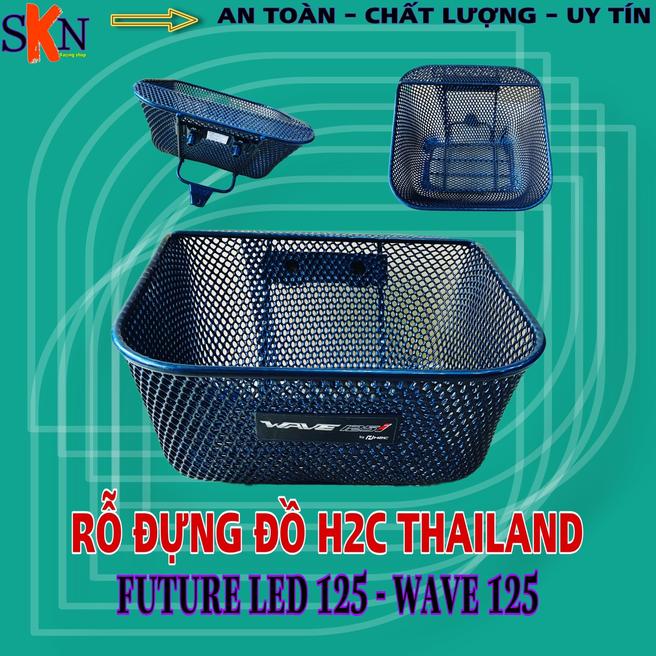 Rổ đựng đồ xe future led - wave 125i chuẩn đẹp