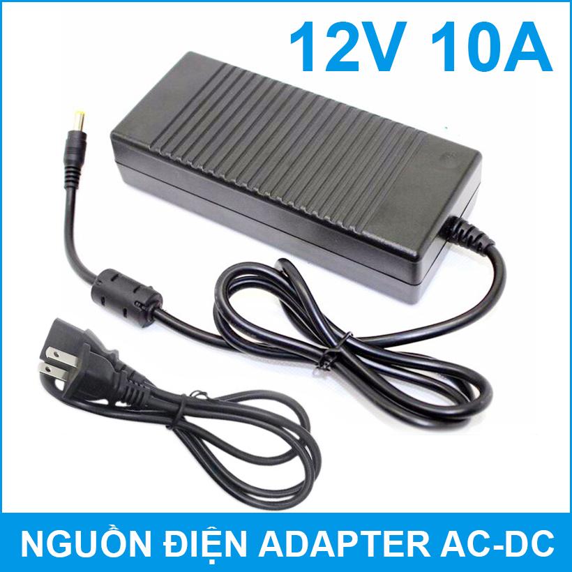 Adapter nguồn điện 12V 10A 120W kèm dây nguồn
