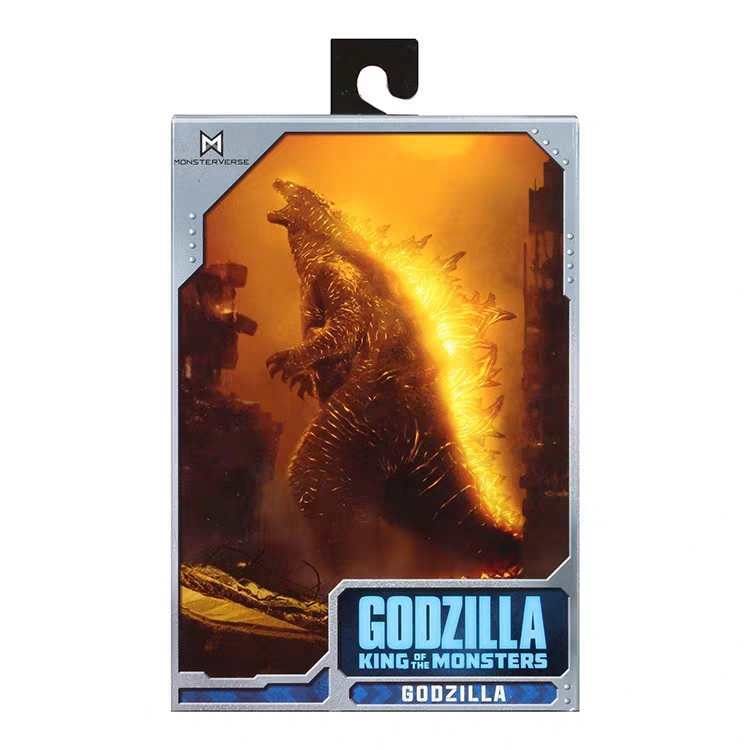 Mô hình NECA Godzilla 2019 SHM Ultraman - Figure Quái Vật Ver 2 King of the Monsters Phiên bản Lửa Vàng