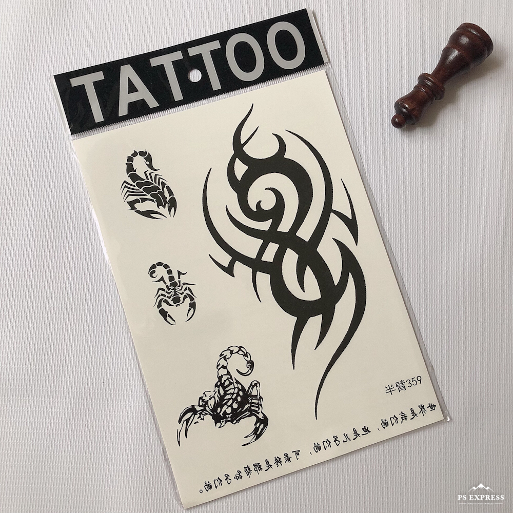 [HCM]Combo 5 tấm hình xăm dán bắp tay xinh 15x21cm- mua từ 2 combo tặng tấm đồng size