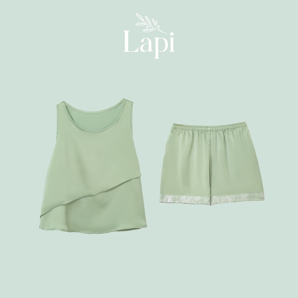 Bộ đồ ngủ áo chữ a quần cộc lapi bdn15