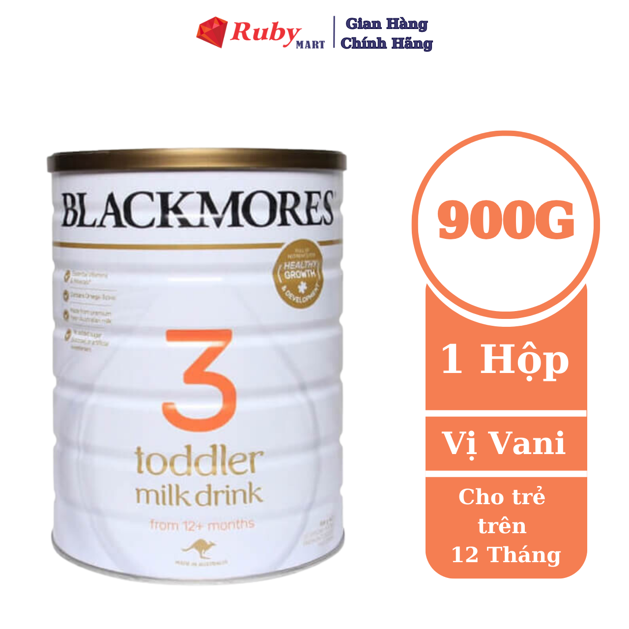 Sữa Bột Blackmores Toddler số 3 lon 900g