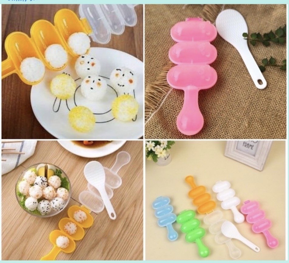 Khuôn lắc cơm viên tròn cơm cho bé
