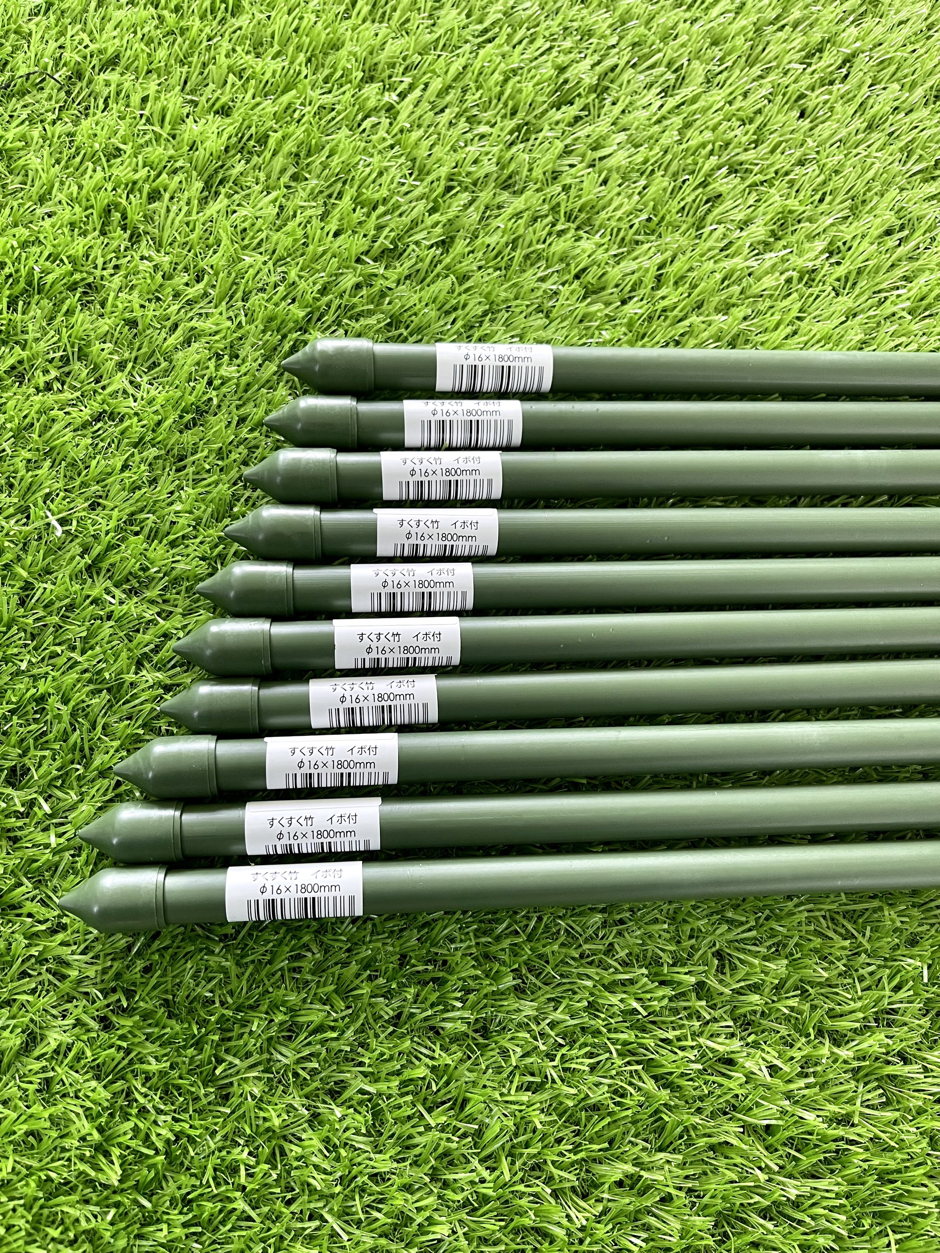 10 Ống thép bọc nhựa phi 16 dài 180cm chuyên dùng làm giàn cho cây leo của Nhật