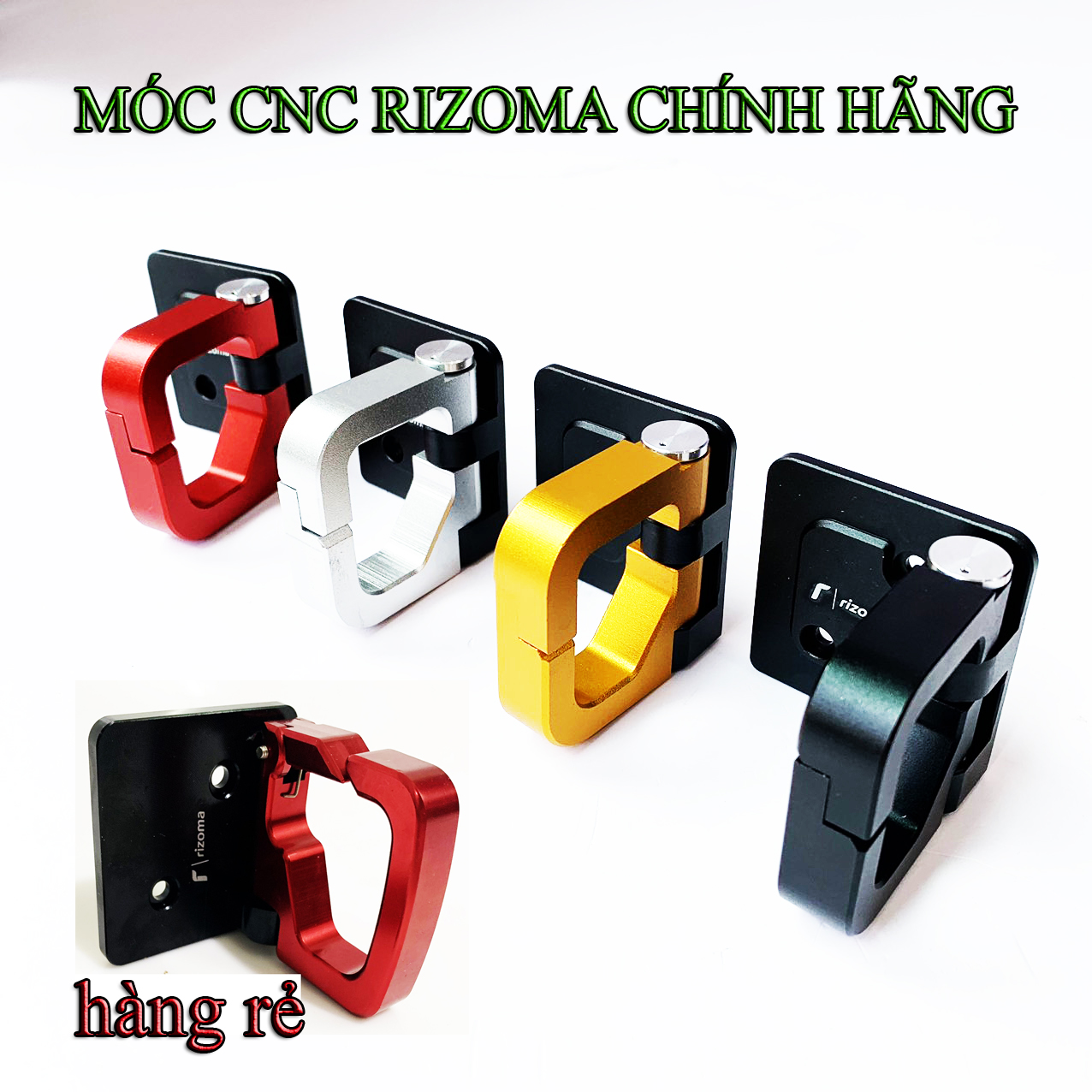 Móc treo đồ xe máy - móc nhôm CNC gắn các đời xe SH, SH Mode, Honda Lead