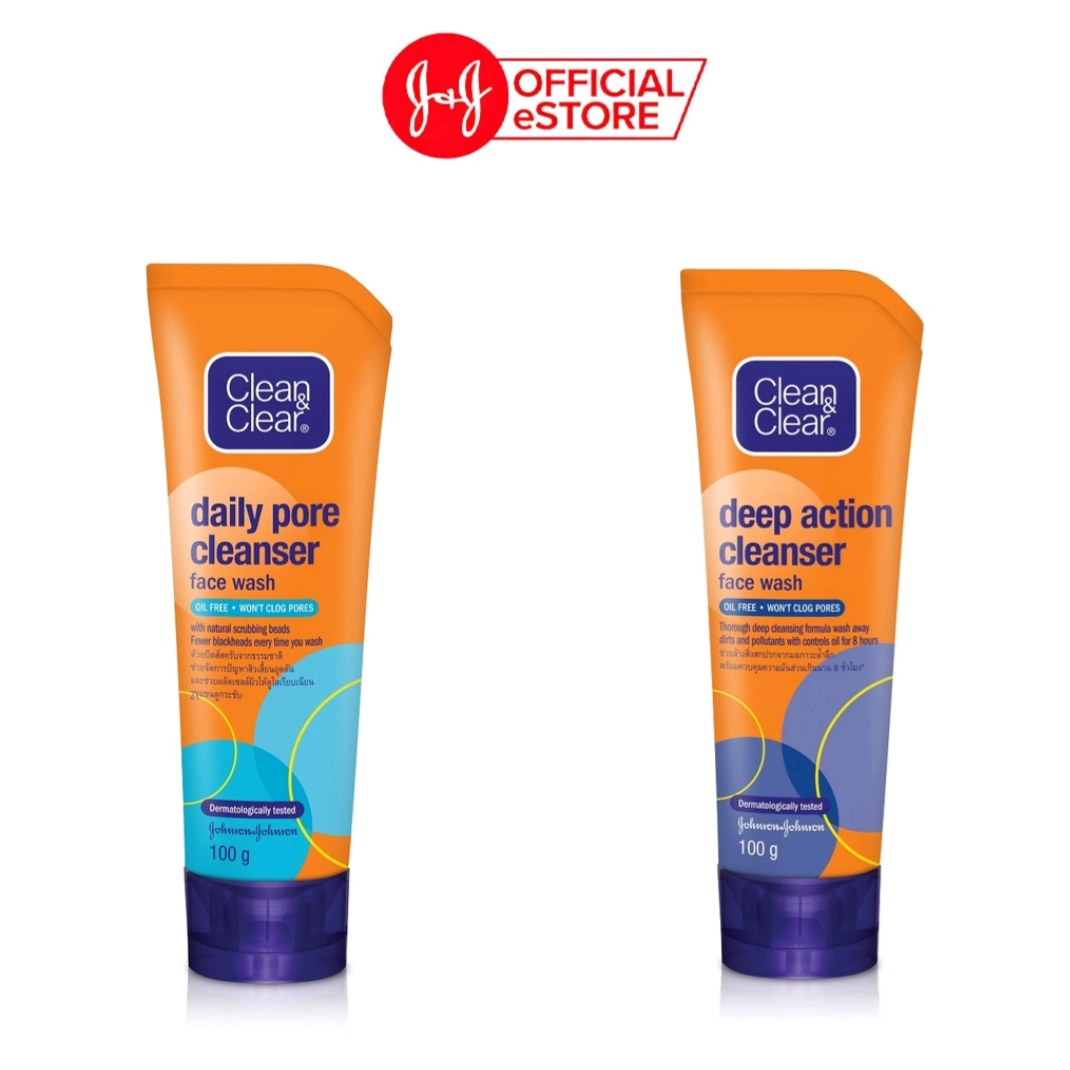 [HCM]Sữa Rửa Mặt CLEAN & CLEAR  100g làm sạch sâu chân lông & chống nhờn [MẪU MỚI]