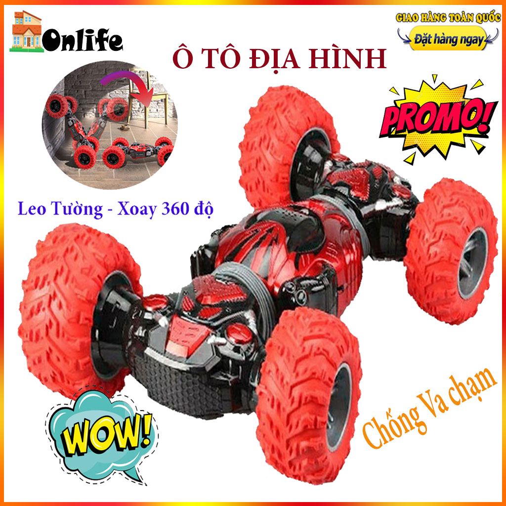 Ô tô điều khiển từ xa sạc pin, Xe điều khiển địa hình- xe điều khiển từ xa- xe ô tô đồ chơi cho bé-  xe điều khiển từ xa địa hình 2 cầu 4 WD- Ô tô điều khiển, o to dieu khiển tu xa