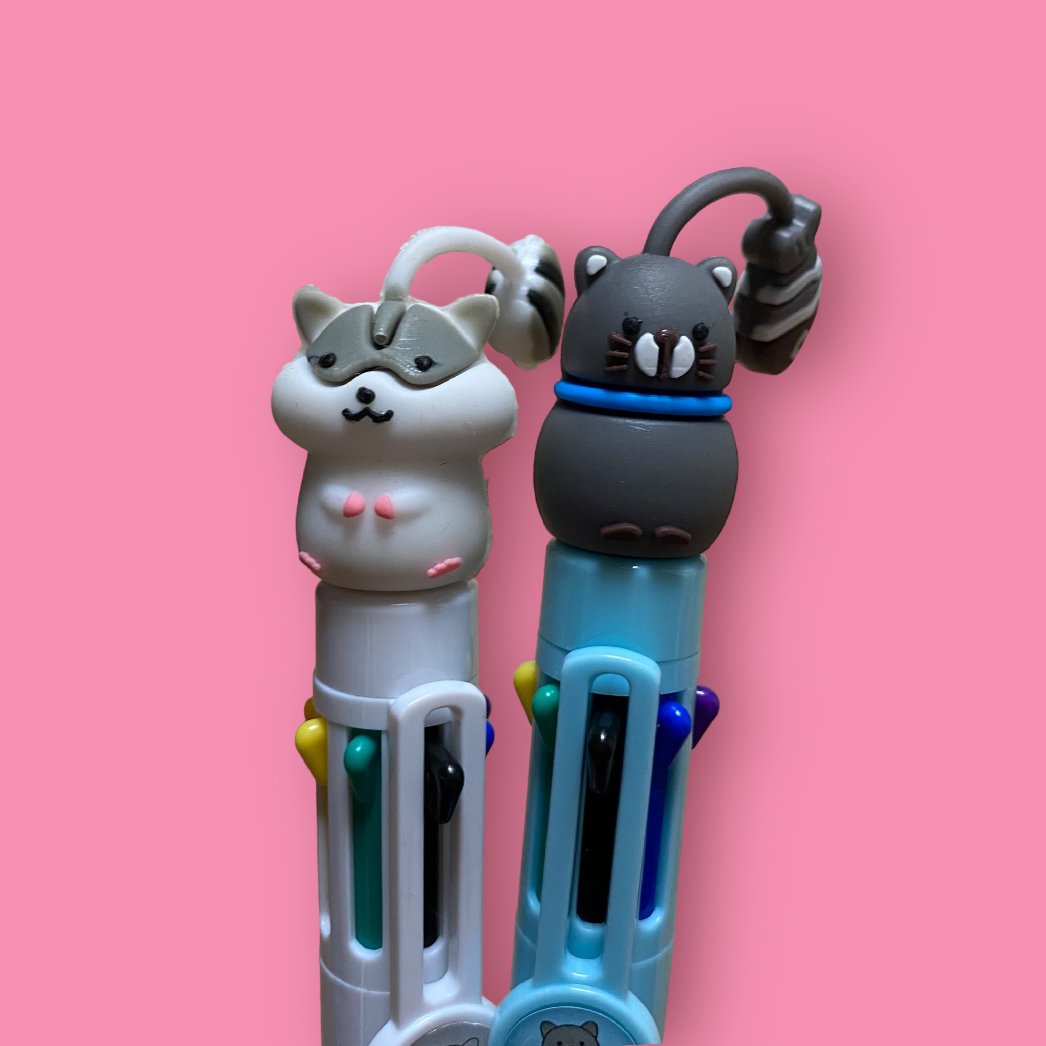 Bút bi nhiều màu hình chú mèo cute