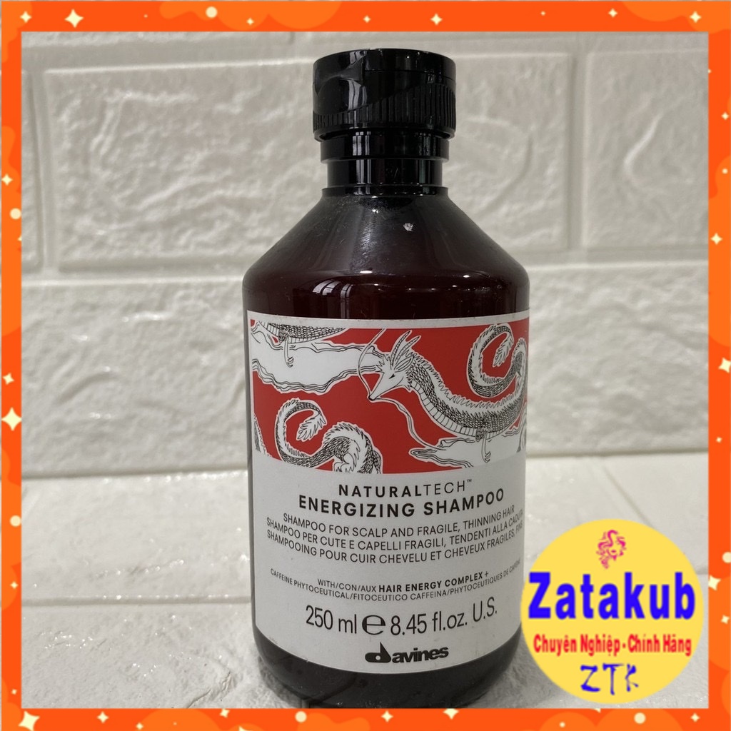 Dầu gội chống rụng tóc Davines NaturalTech Energizing Shampoo 250ml