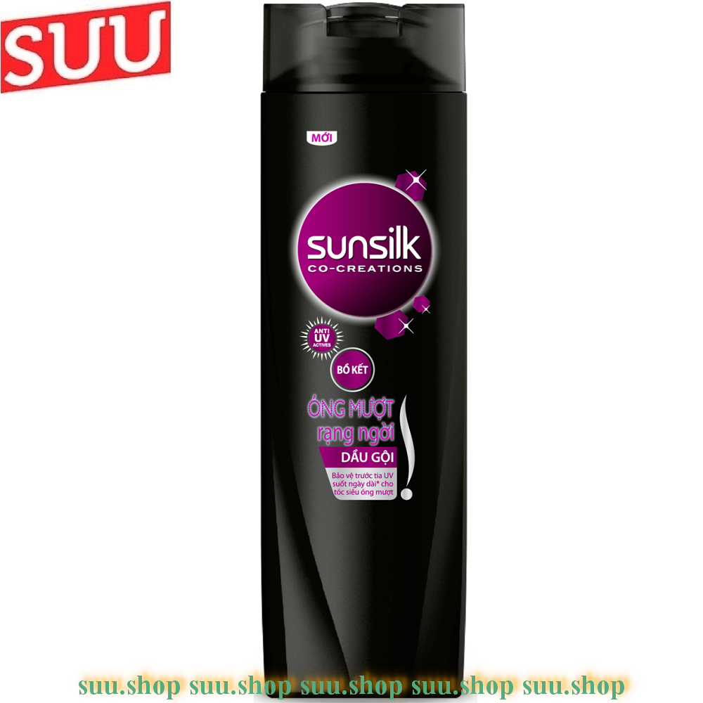 Dầu gội đầu 320ml sunsilk màu đen óng mượt rạng ngời
