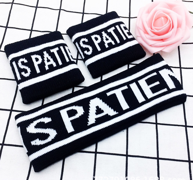 NGUYÊN BỘ Băng đô thể thao băng đô nam băng đô len trán và băng cổ tay Hiphop gym yoga băng đô BTS ban nhạc Luhan băng đô len bản lớn