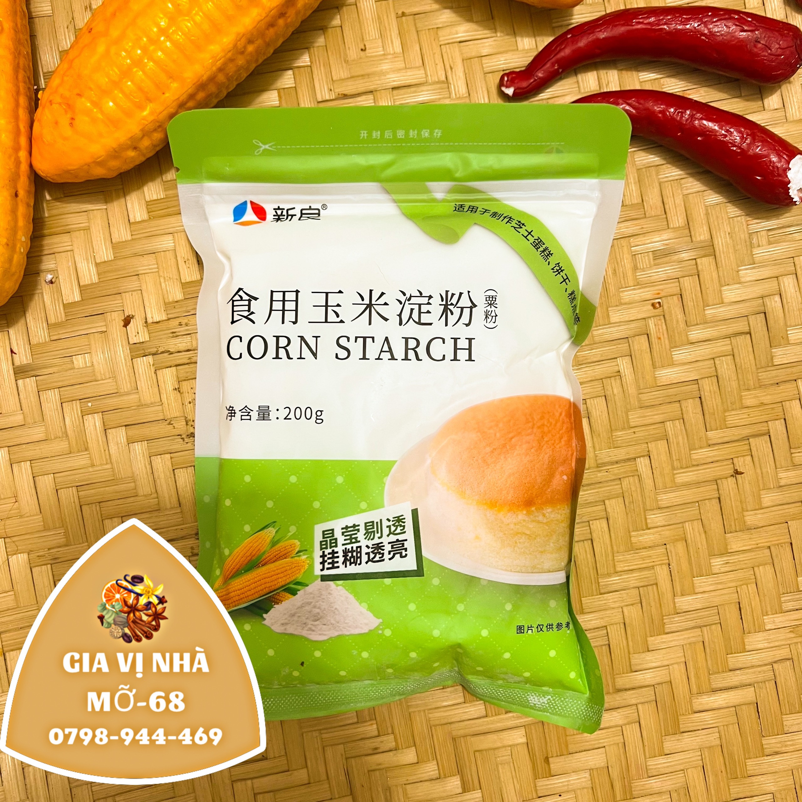 Bột bắp tân lượng - gói 200gr