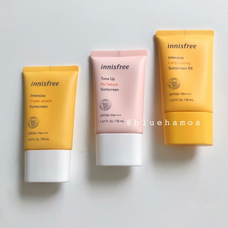 [HCM]Kem chống nắng Innisfree Triple shield suncreen/ Tone up nosebum sunscreen