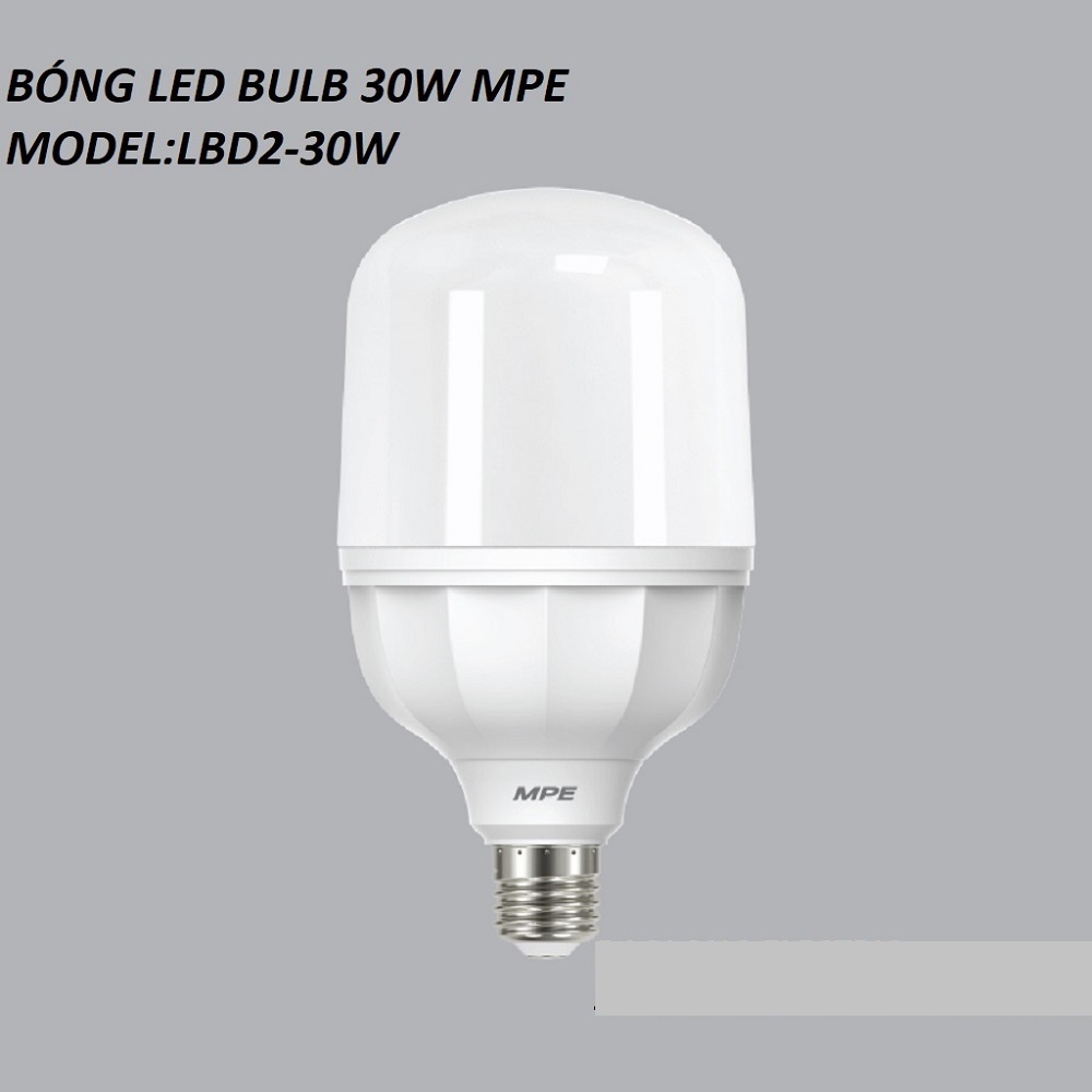 [HCM]BÓNG LED BUP 30W MPE - BÓNG ĐÈN LED MODEL LBD2-30W