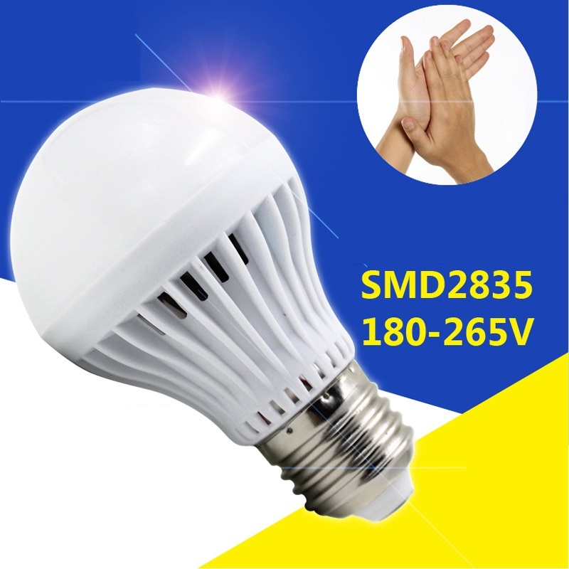 Đèn led cảm biến âm thanh 9W