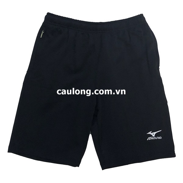 Quần Lững Cầu Lông Nam Mizuno Đen Trơn