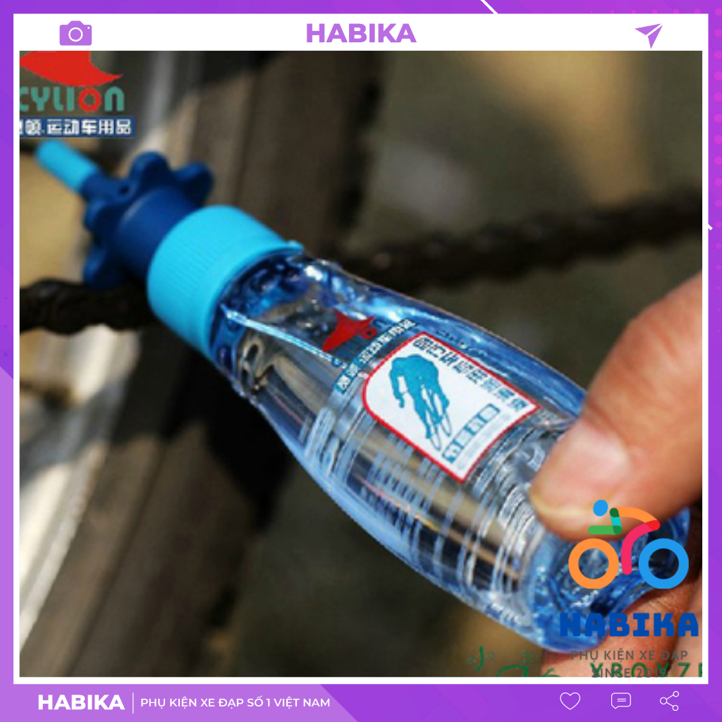 Lọ dầu tra xích líp xe đạp thể thao cylion dung tích 60ml hàng chính hãng